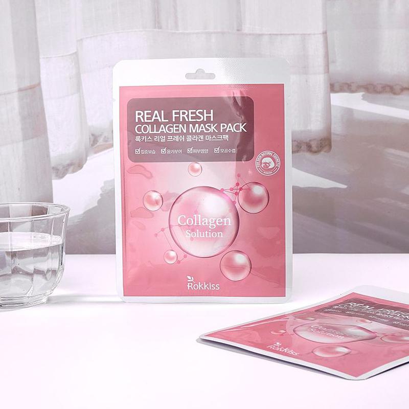 Rokkiss Masque Collagène Frais Réel 23g