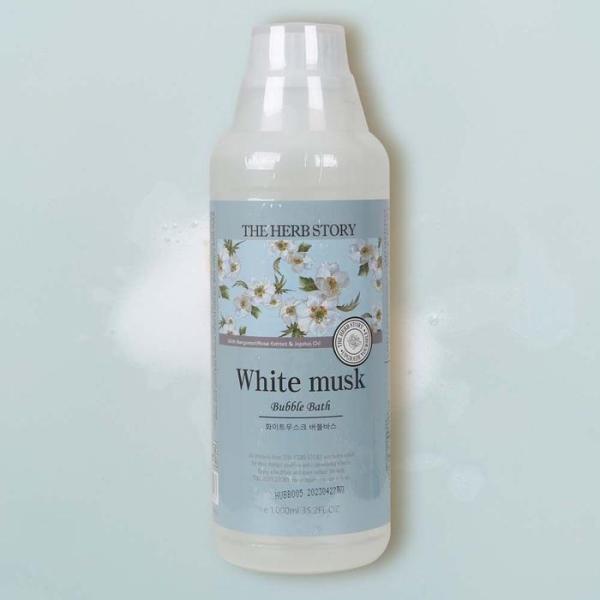 [QNR96512] THE HERB STORY Bath Bomb White Musk 1000ml (14233981)