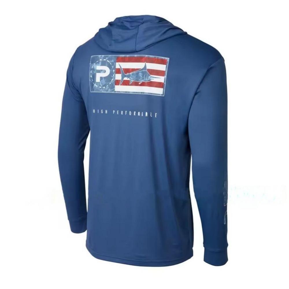 PELAGIC Men's Long-Sleeve Fishing Suit, Sea Fishing, Lure Fishing, Quick-Dry, Breathable, Sun Protection Fishing Suit