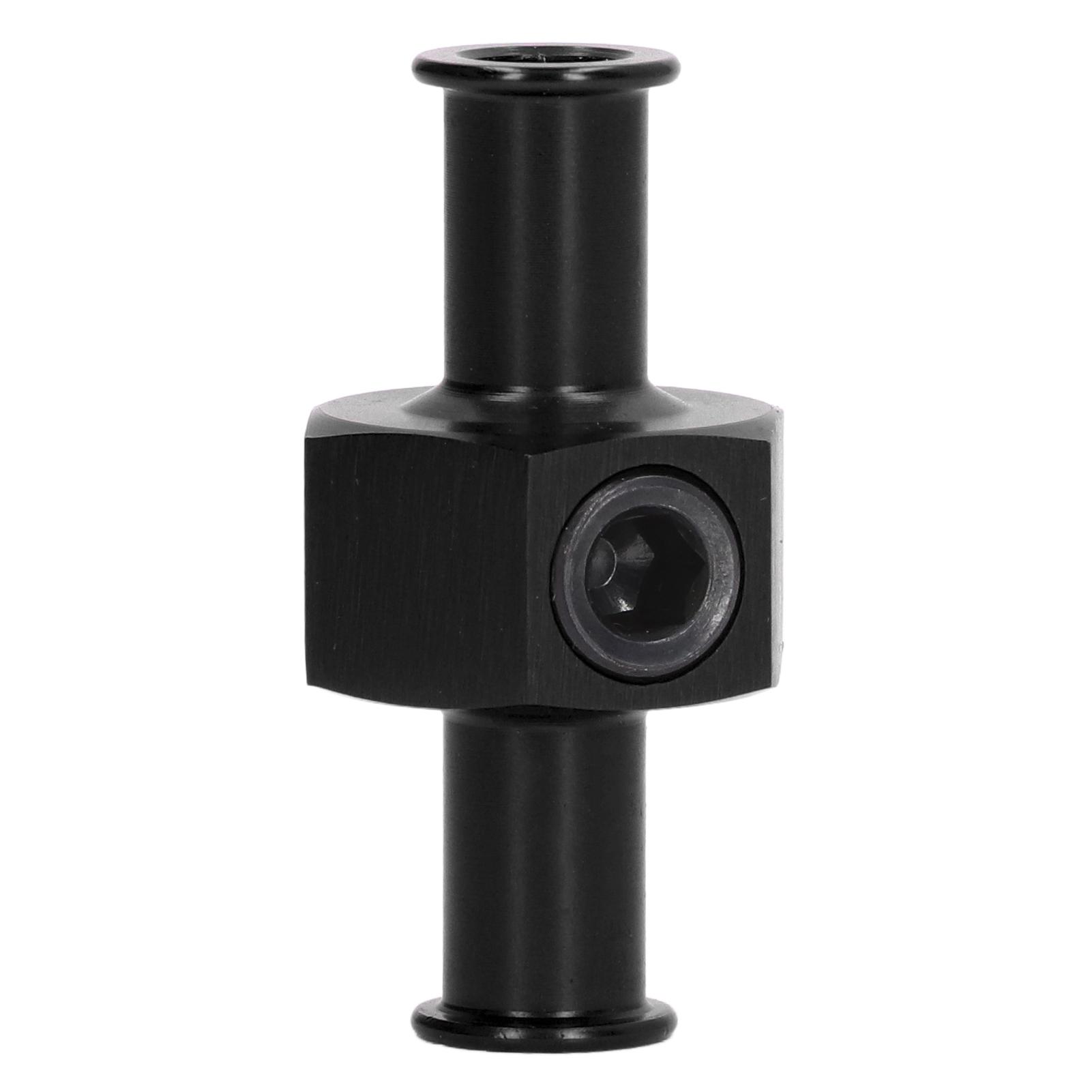 

Тройник-адаптер для манометра давления топлива, порт для шланга 3/8 дюйма, фитинг 1/8 дюйма NPT, универсальные автозапчасти Black