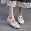 GKTINOO 2025 Spring Summer New Casual Genuine Leather Flats Soft Sole Versatile Mary Jane Sweet Women's Shoes