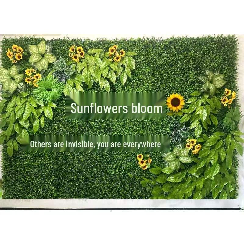 Artificial Green Wall with Roses for Indoor/Outdoor Decor