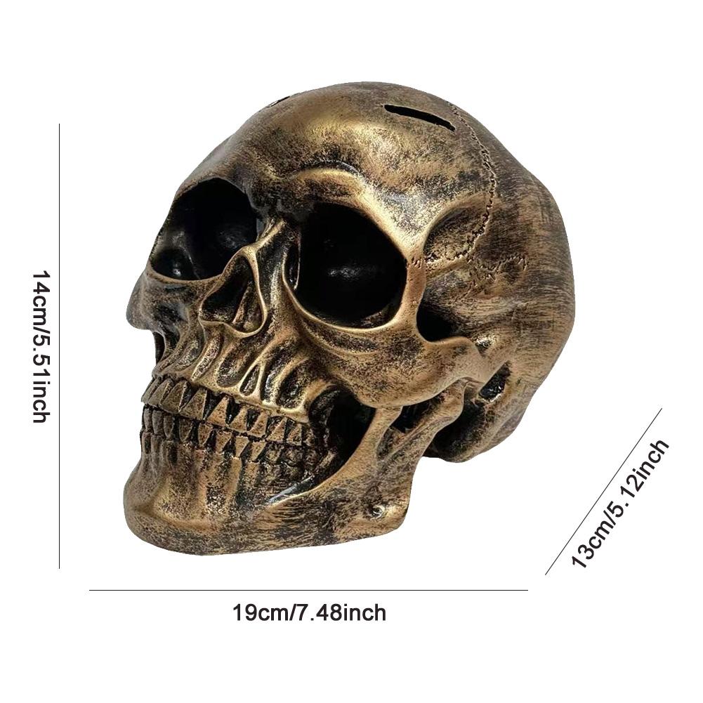 

Halloween Skull Head Terrible Human Skeleton Halloween Props Hanging Decor Game Supplies Home Decoration Party Decoration 2025 бежевий