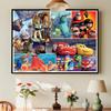 Full Round Diamond Painting The Small Groups of Disney Art Rhinestone Picture Mosaic DIY 5D Cross Stitch Embroidery Home Decoration