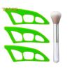 1/2/3/4Pcs Silicone Eyeshadow Stencil Tool Reusable Beginner Eyeshadow Assistant Guide Helper Shaper Mapping Template Women Quick Eye Makeup Tools