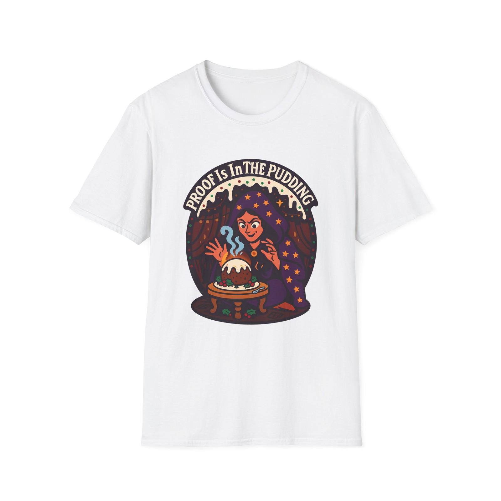 Unisex Softstyle T-Shirt Fortune Teller Christmas Pudding Mystic Divination S разноцветный