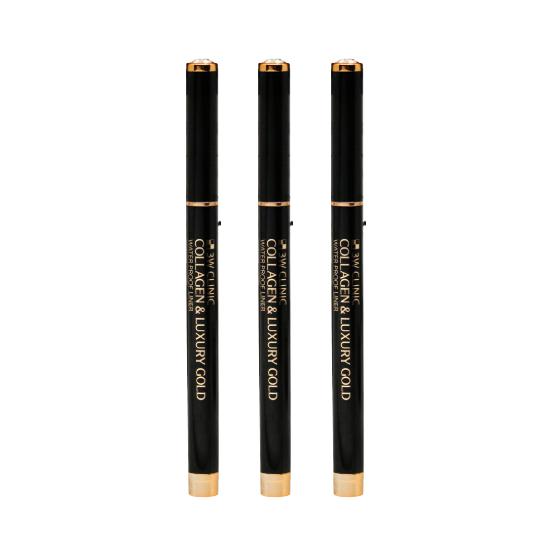 3w Clinic Kollagen & Luxus Gold Wasserfester Eyeliner 0,8 g (3 Optionen)
