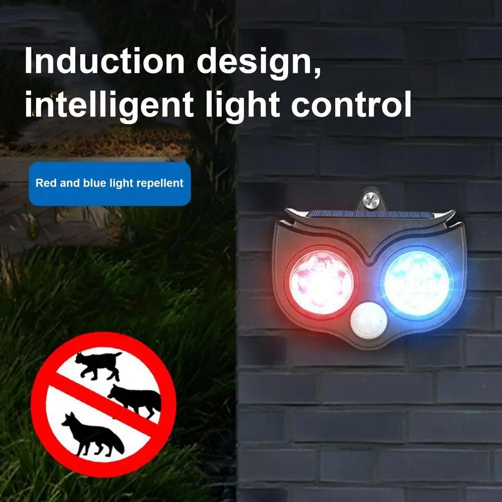 1 ks ultrazvukový solární odpuzovač zvířat s infračerveným pohybovým senzorem vhodný pro myši, ptáky, kočky, psy, hady, venkovní zahradní farmářské vybavení
