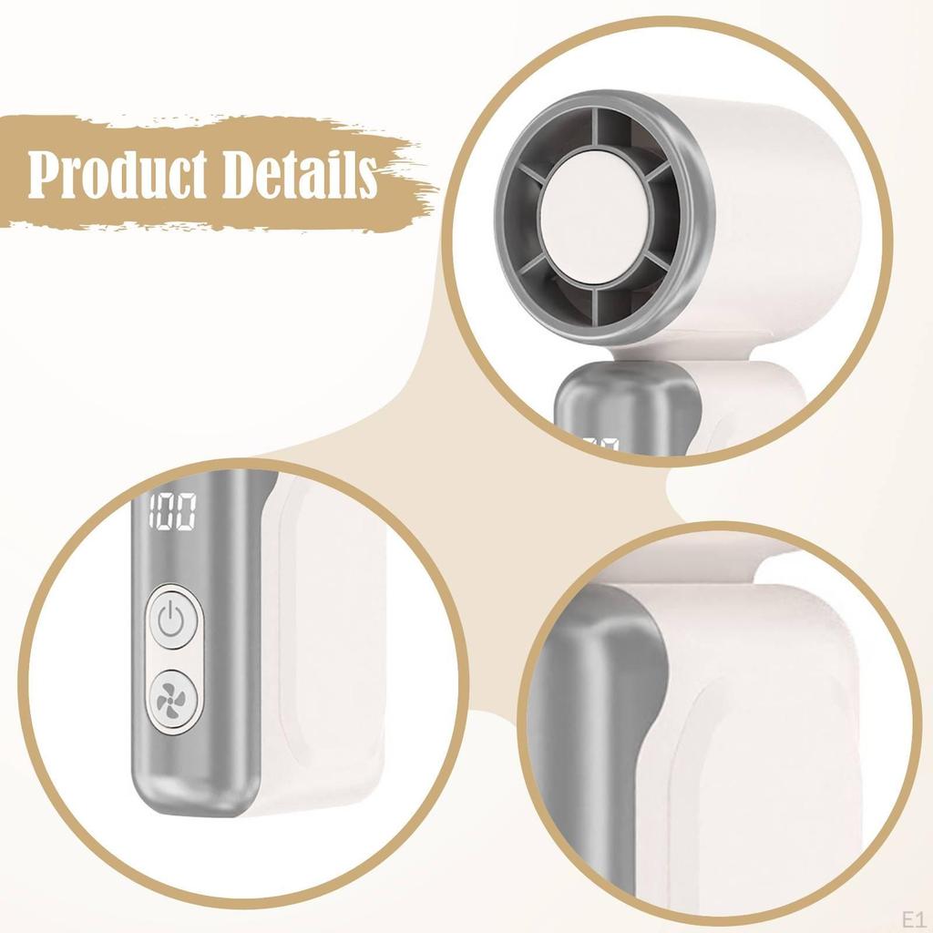 Portable Fan with Strong Wind (18000 RPM), Practical And Temperature Adjustment for Camping,