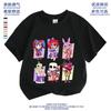 2026 Magical Numbers Circus Digital Circus Clown Outfit Girls’ Short-Sleeve T-Shirt, 100% Cotton, Summer New Collection