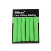 Wifreo 12PCS/2bags 8mm 5mm Carp Fishing Pop Up Foam Zig Rig Foam Sticks Hair Rig Floating Carp Fishing Bait Red Green Yellow