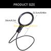 F26C Handheld Magnifier with Builtd In Rechargeable Battery LED Illuminates Magnifier