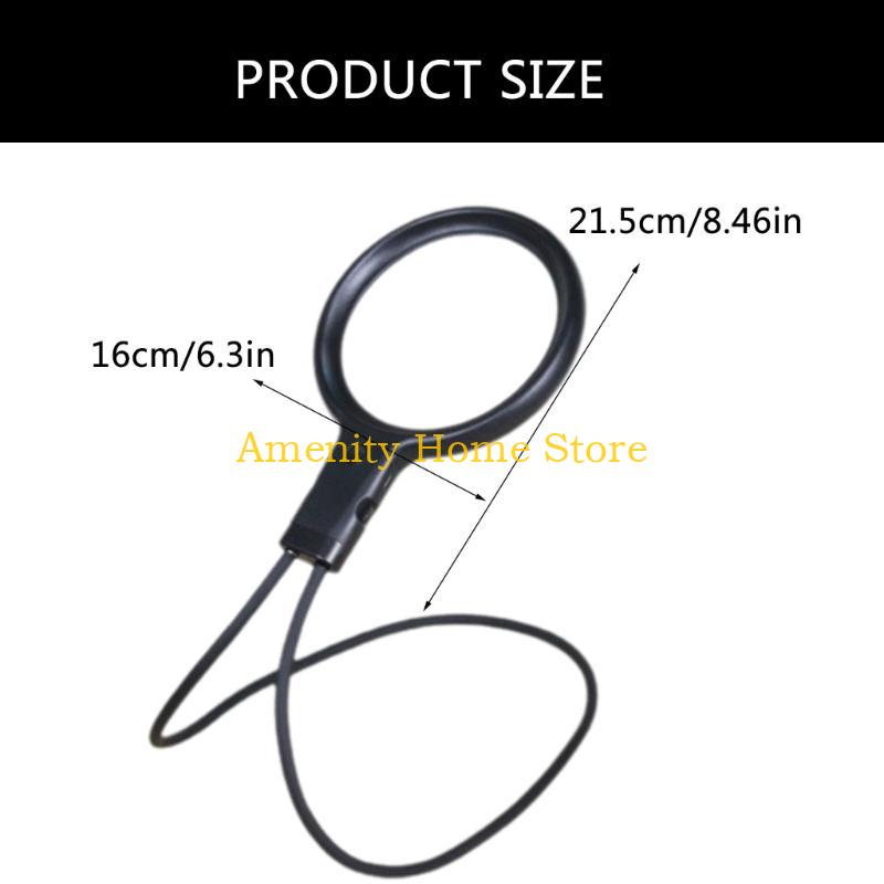 F26C Handheld Magnifier with Builtd In Rechargeable Battery LED Illuminates Magnifier