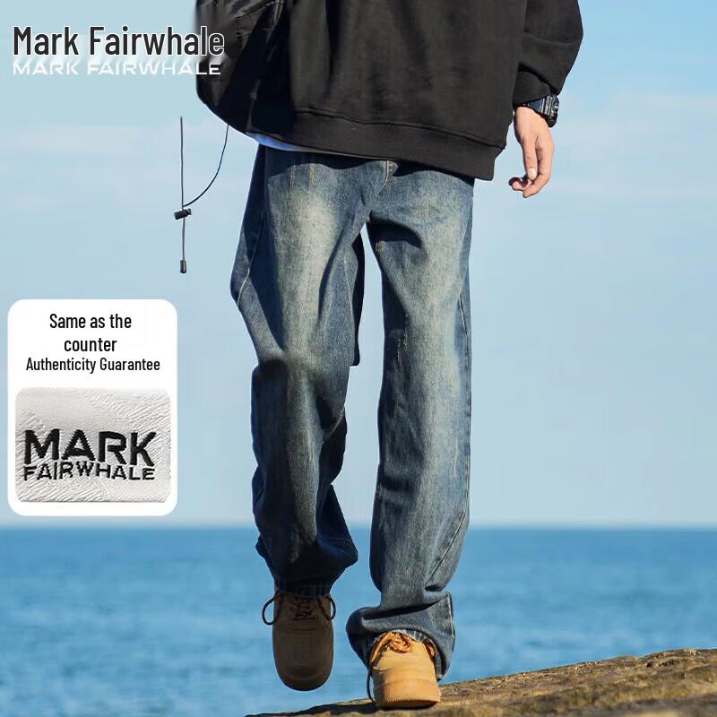 Mark Fairwhale Men s American Retro Straight-Leg Jeans 3XL