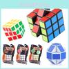 Classic 5.7cm Kids Magic Cube Puzzle With Smooth Turning And Colorful Design For Brain Development