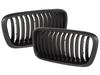 BMW 7 E38 FL 98-01 grelhas entre os faróis (rins) conjunto esquerdo + direito PRETO FOSCO