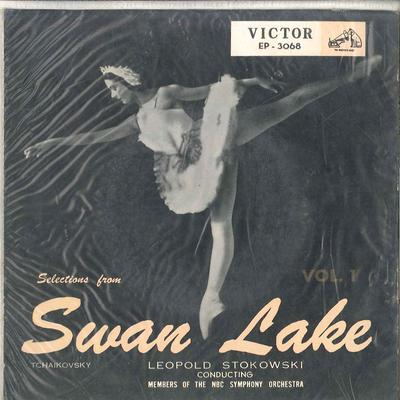 7-Zoll Schallplatte LEOPOLD STOKOWSKI MITGLIEDER DES NB - Auszüge aus Schwanensee EP3068 VICTOR Japan Klassisch Gebraucht