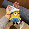 Potdemiel Officially Licensed Universal Cartoon Minions Bag Pendant Cute Plush Toy Keychain Bag Charm Trendy Decorative