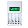 AAA AA Rechargeable Batteries 1800/900mAh 1.2V Ni-MH / 4 Slots LCD Charger