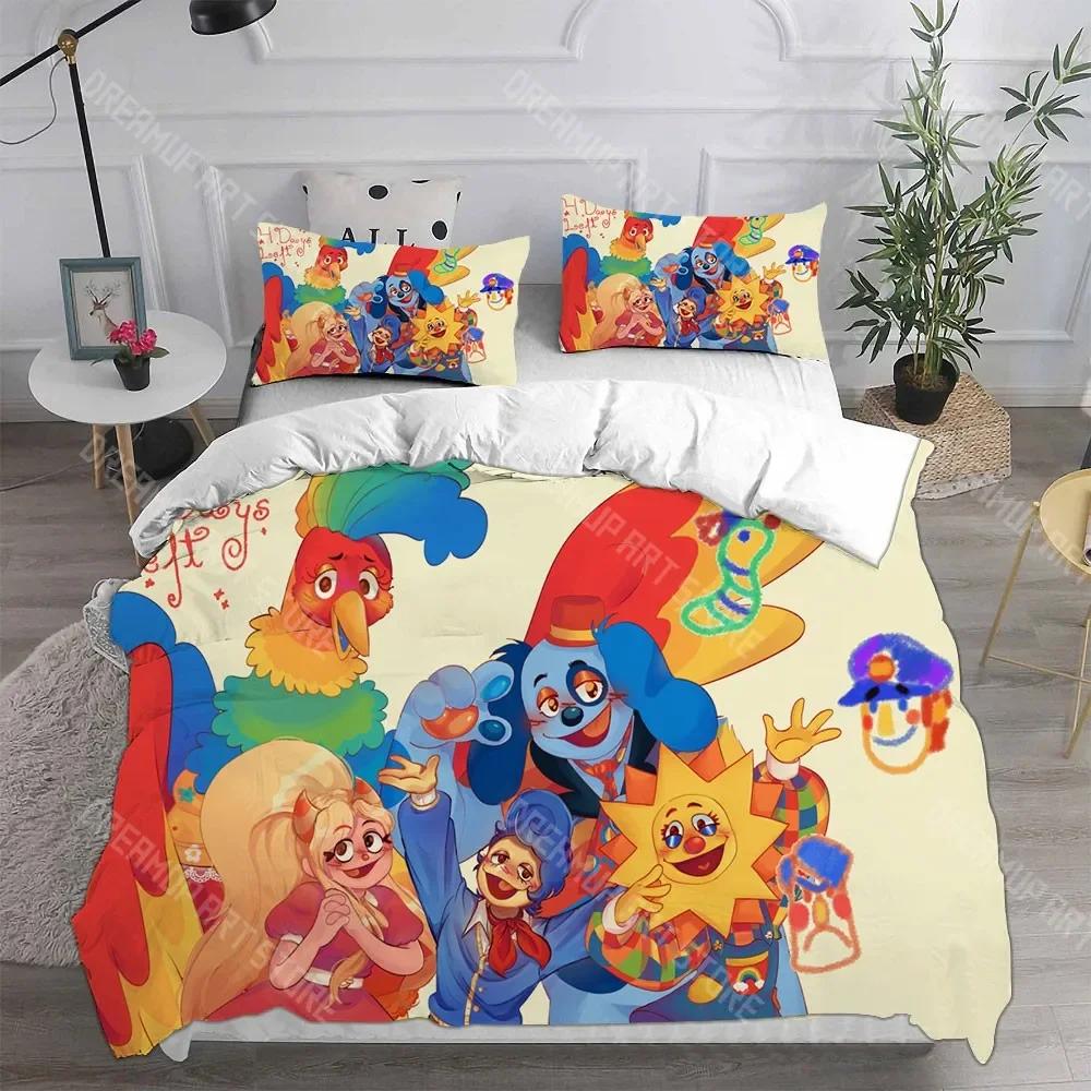 3D Print Welcome Home Anime Printed Bedding Sets Comforter Quilt Bed Cover Duvet Cover Pillow Case 2-3 Pieces Sets Kids Adult