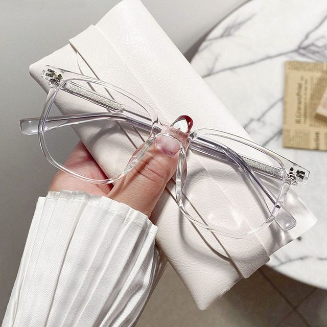 Fashion Vintage Oversized Anti Blue Light Glasses Office Computer Goggles Unisex Ultra Light Eyeglasses Women Men Gaming Eyewear