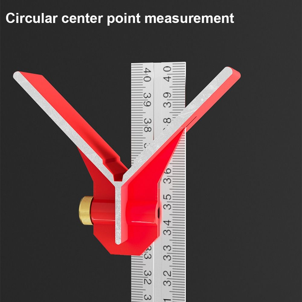 Adjustable Multi Combination Ruler 45° and 90° Angle Angle Protractor Tools Set  Carving
