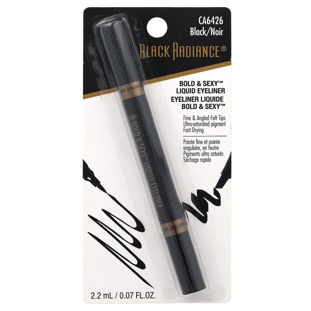 Bold & Sexy Liquid Eyeliner, Ca6426 Black, 0.07 Fl Oz (2.2 Ml)