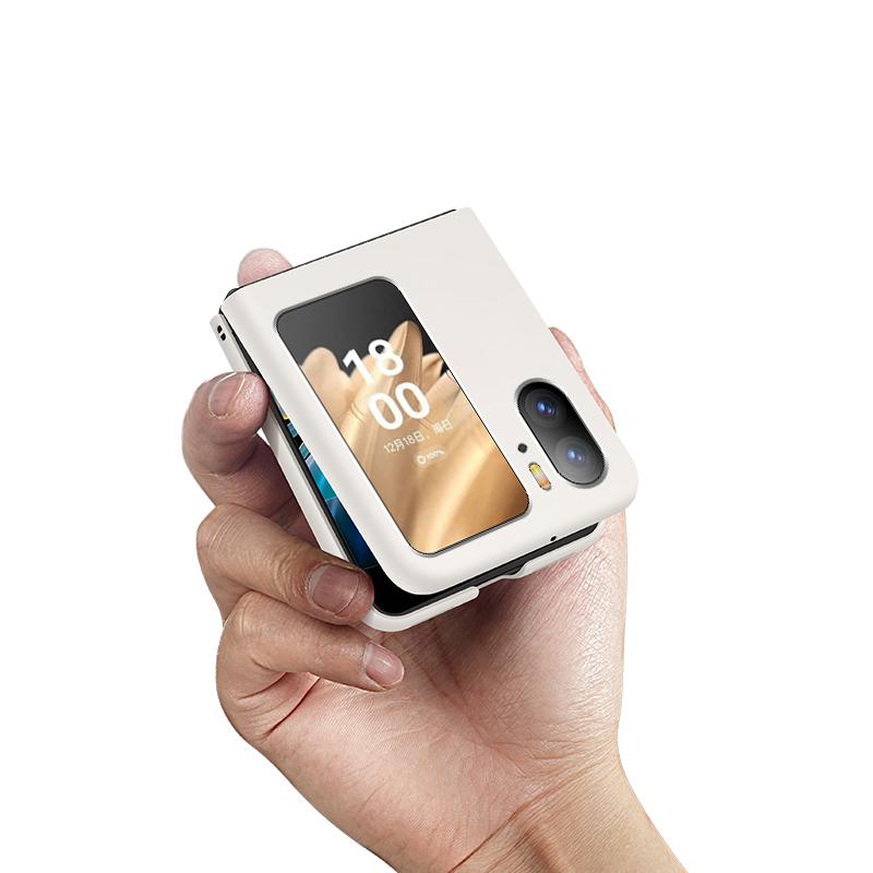 Matte Magnetic Anti-fingerprint PC Case For Oppo Find N3 N2 Flip Car Adsorption Shockproof Back Cover Shell