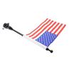 Motorcycle Flag Poles Mount for 1/2 Luggage Rack Motorcycle Flagpole Easy Install Flag Shelf With Base
