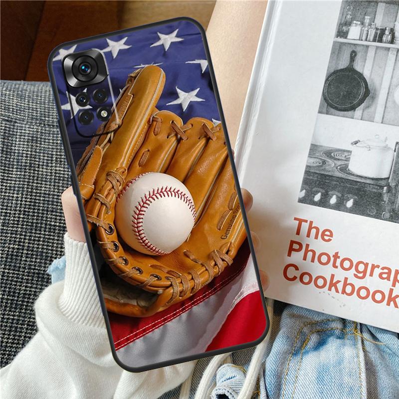 Baseball Phone Case For Xiaomi Redmi Note 12 12S 12C 13C 10 10C 10A 9 9C 10S 11S 11 Pro Soft Cover
