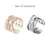 Ring Crystal Rings Vintage Minimalist Classic Jewelry Finding Skin-Friendly Comfortable for Parties Leisure Daily