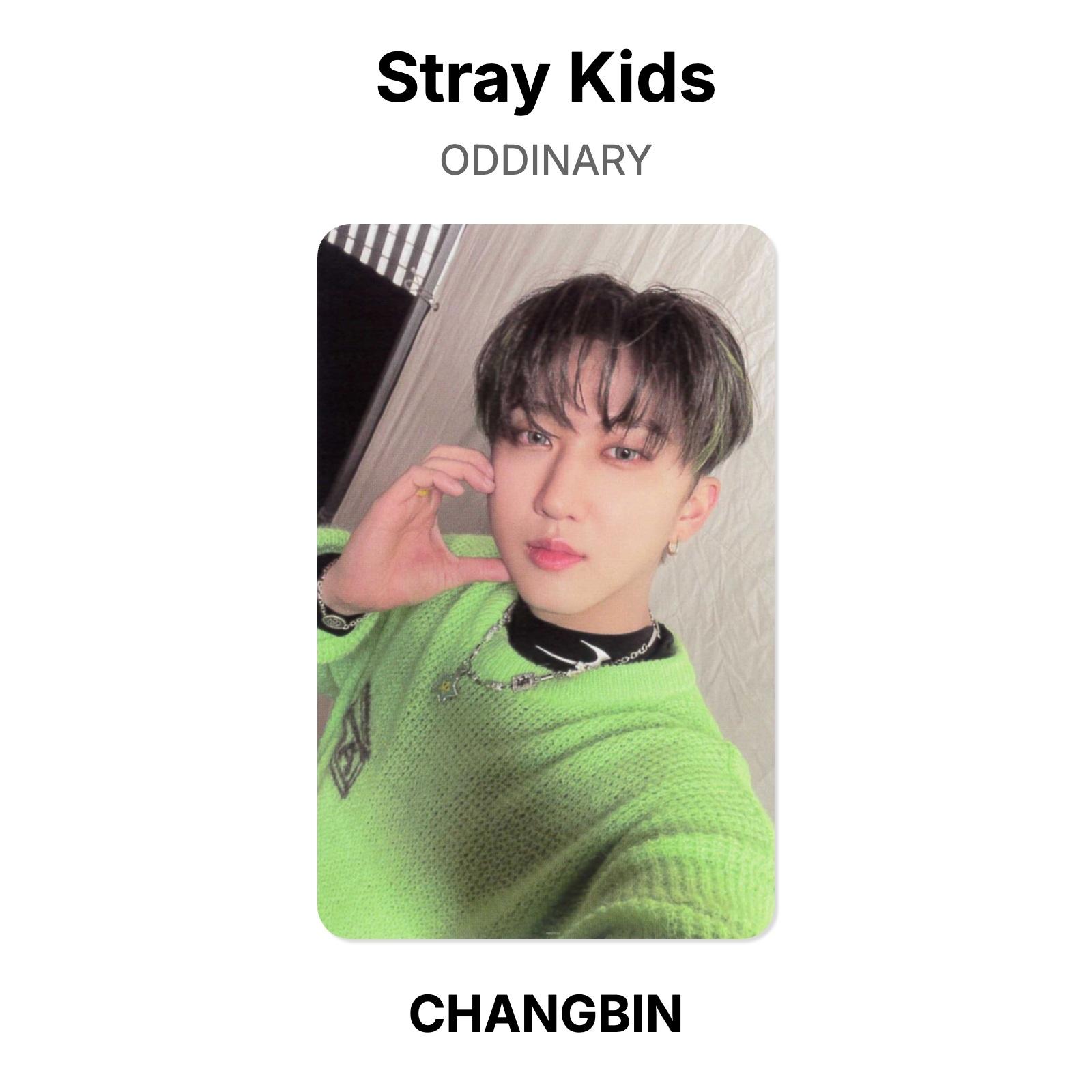 Официальная фотокарточка Stray Kids ODDINARY CHANGBIN 03