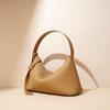 Spring High-end Niche Design Cowhide Handbag High-end Underarm Shoulder Leather Pillow Women's Bag