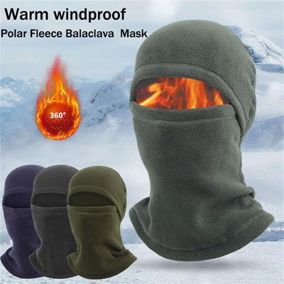 Winter Warm Polar-Fleece Balaclava Unisex Full Face Mask Winter Sports Cap Face Cover Neck Warmer Cycling Skiing Motorcycling