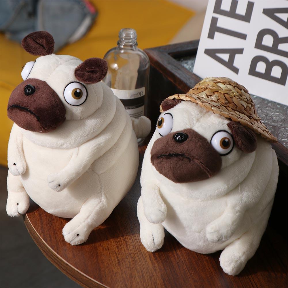 Decoration Accompany Toy Stuffed Toy Elf Fat Pug Plush Toys Pug Dog Plush Doll Pug Dog Plush Toy