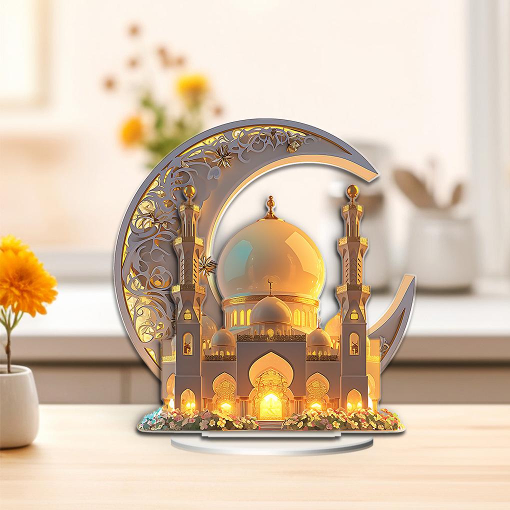 Double-layer Ramadan Table Decor Designed For Daily And Beauty These Elegant Dining Table