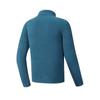 FILA Ski Series Fleece Lined Classic Comfortable Versatile Sports Leisure Knit Long Sleeve T-Shirt Men Tops Dark-Blue A11M546201FDG