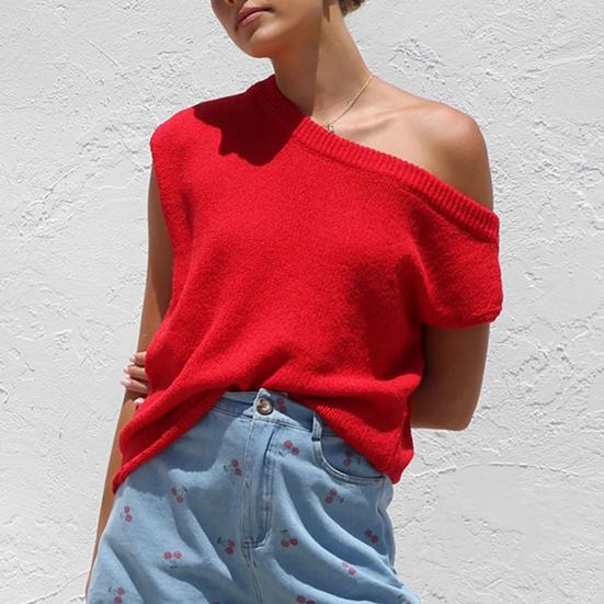 Damen-Oberteile, kurzärmelig, Schraubkragen, einfarbig, T-Shirt, Frühling/Sommer, dehnbar, Pullover, Oberteile für den Alltag