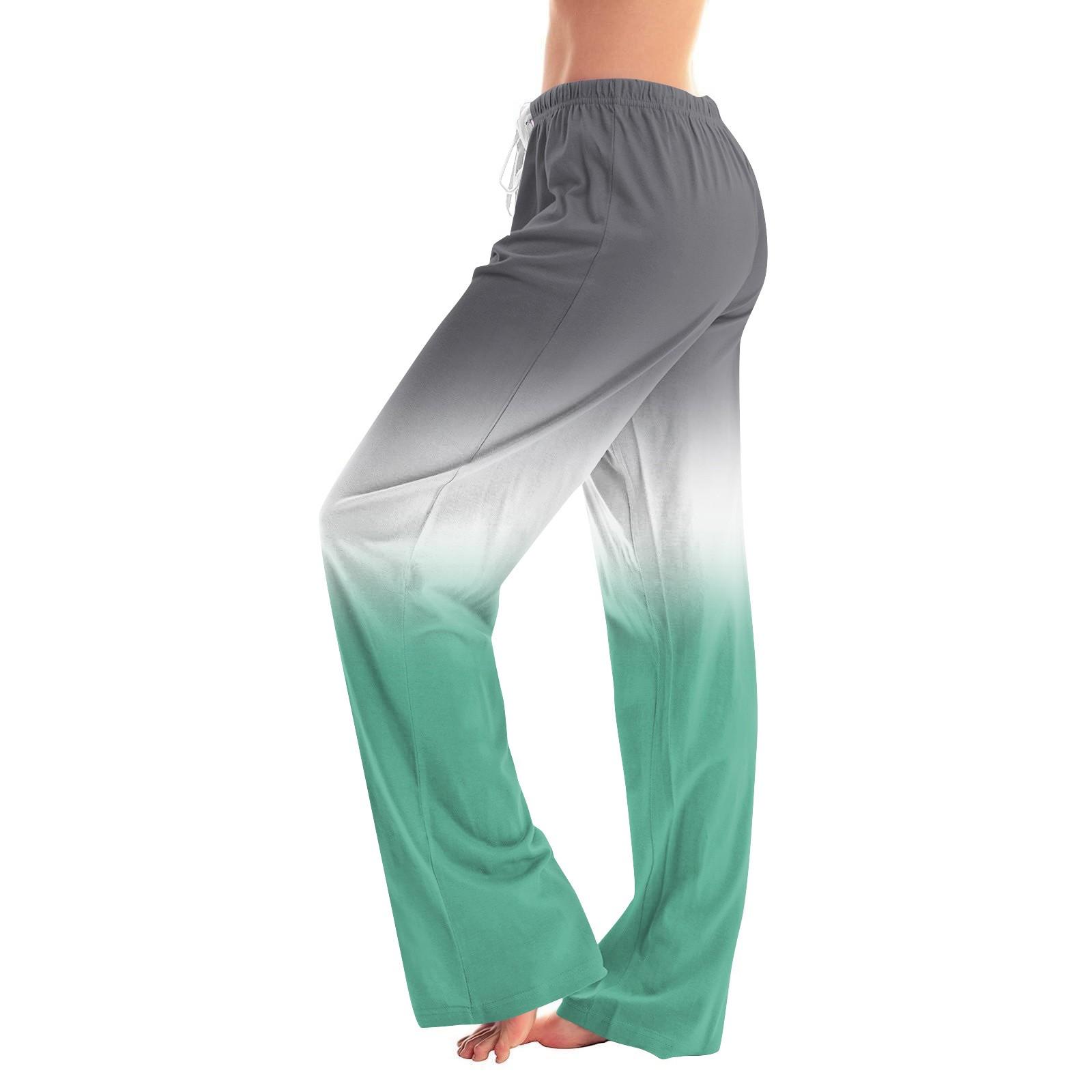 

Женские модные свободные повседневные брюки с градиентным принтом XL