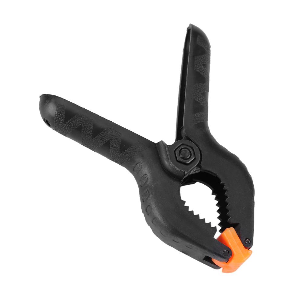 

10pcs 4inch A Type Black Multifunctional Plastic Spring Clamp Clip DIY Woodworking Tool