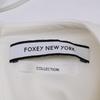 FOXEY NEW YORK 35094 White Polyester Front Double Pocket Long Sleeve Dress Dress whiteUsed