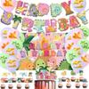 3D Rosa Dinosaurier Ballon Set Geburtstag Party Banner Kuchen Einsetzen Dinosaurier Ballon Party Dekoration Lieferungen