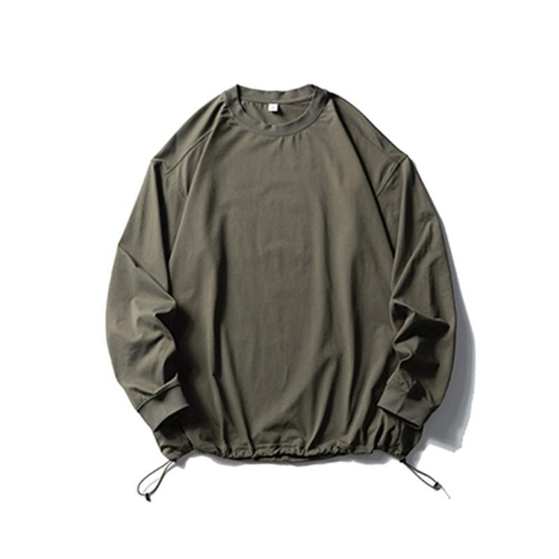 Mens Long Sleeve T Shirt Outdoor Quick Dry Sun Protection Loose Solid Color Casual Streetwear