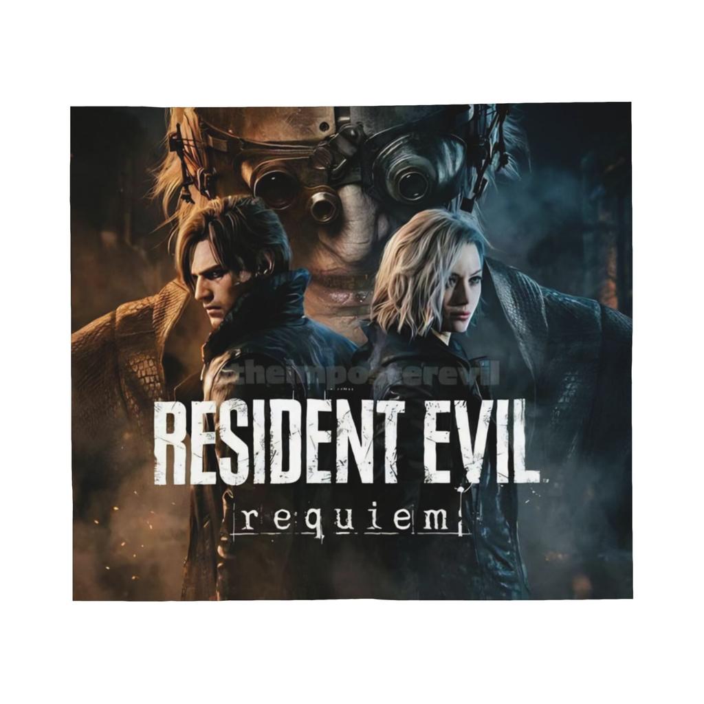 GUOYU Blanket Super Soft Residents Evils 9 Requiem Game Throw Blanket Premium Fleece Flannel Bed Blanket Warm Plush Blankets All Season Use