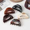 Semi-Round Hollow Acetic Acid Grab Clip, Back Of Head, Semi-Tied Ponytail Hairpin, Headgear, Versatile Temperament, Shark Clip Hair Accessories