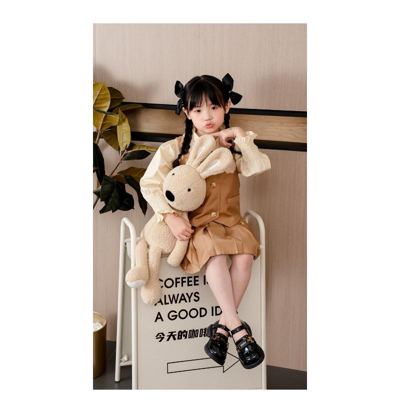Girls' Leather Shoes Summer New Fashion Fashion Children's Princess Shoes Big Children British Style Little Girl Single Shoes