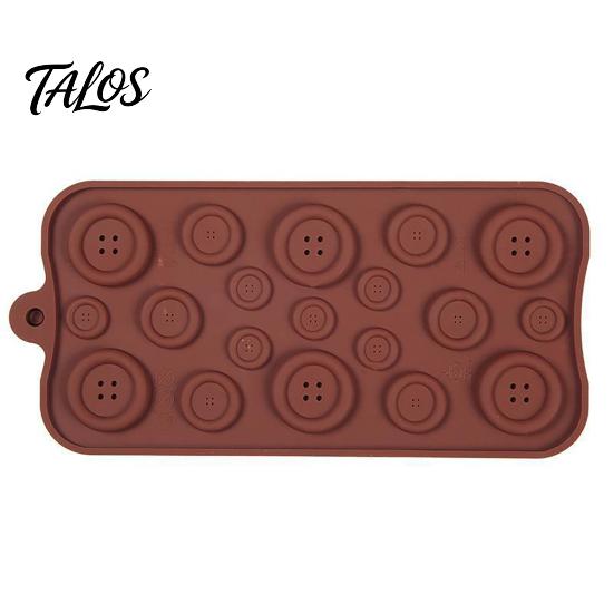 Handmade Candy Molds 19-Hole Silicone Button Molds, Three Sizes DIY Cake Decorating Tray, Dessert Flexible Easy Release Baking Gadgets for Chocolate