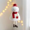 Snowman Plush Doll Christmas Pendant Hanging Hanging Doll Christmas Ornament Doll  Navidad