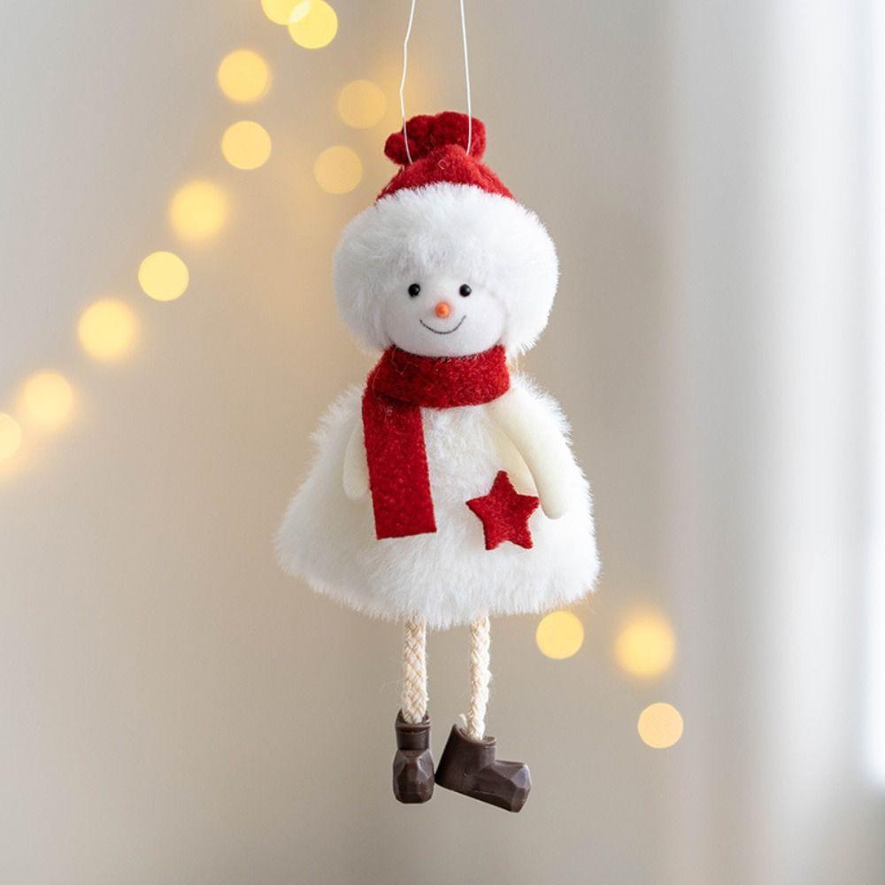 Snowman Plush Doll Christmas Pendant Hanging Hanging Doll Christmas Ornament Doll Navidad