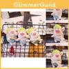 Charming Green Plush Pig Keychain Cute Mini Soft Toy For Handbag Accessories